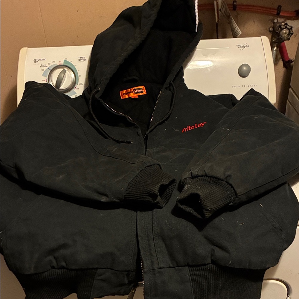 Black Hooded Jacket